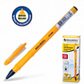 Ручка шариковая масляная BRAUBERG Oil Sharp, ЧЕРНАЯ, корпус оранжевый, 0,7мм, линия 0,5мм, 141533